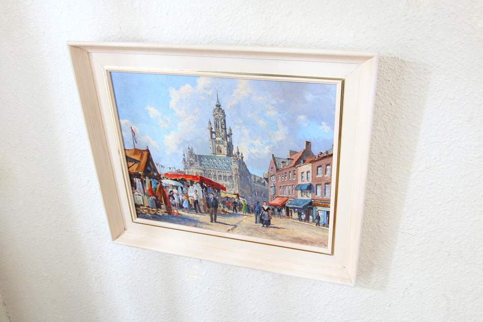 Market Day at MIDDELBURG / oil painting