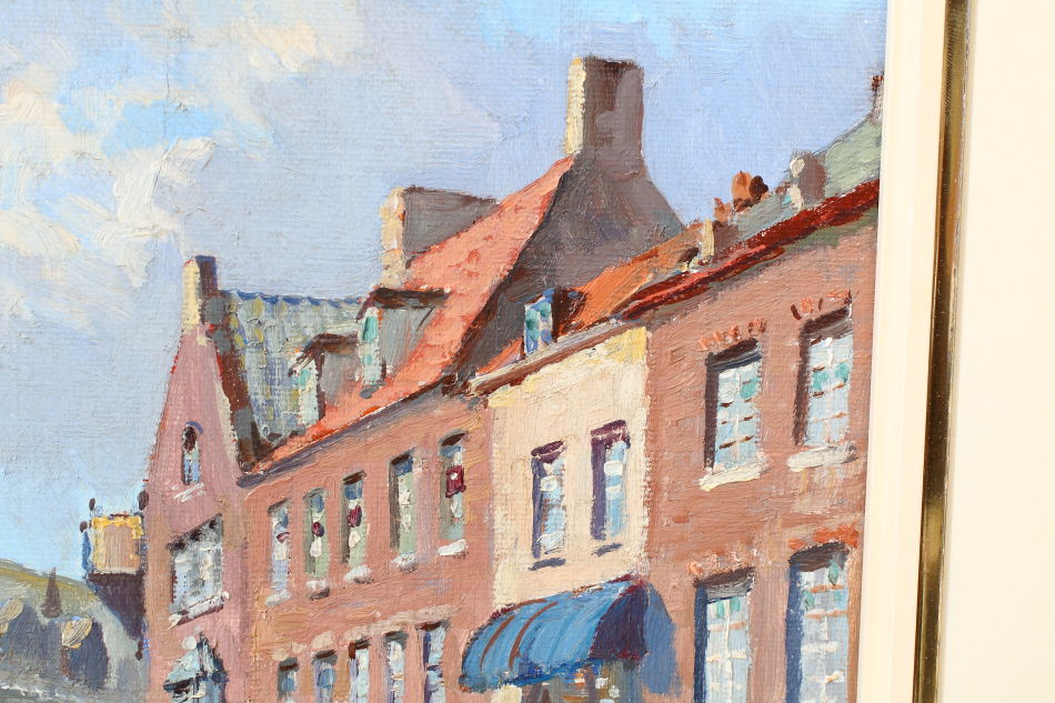 Market Day at MIDDELBURG / oil painting