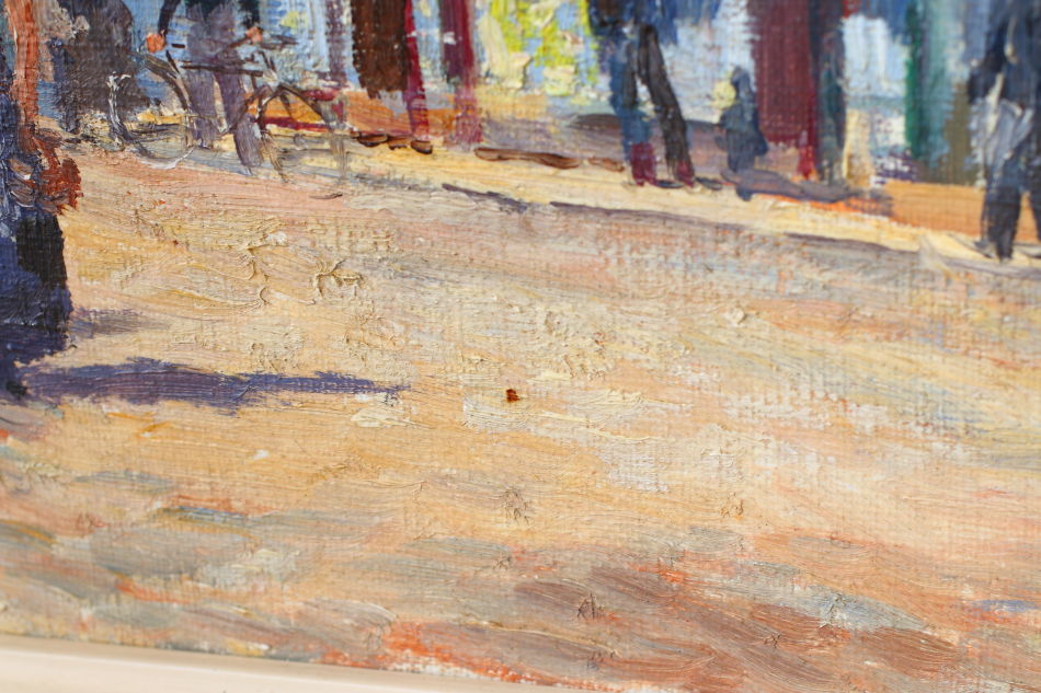 Market Day at MIDDELBURG / oil painting