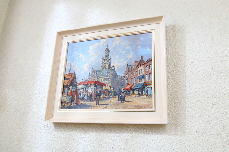 Market Day at MIDDELBURG / oil painting