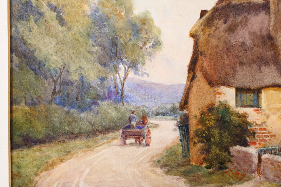 Near Laxey the Isle of Man / Water Colour 