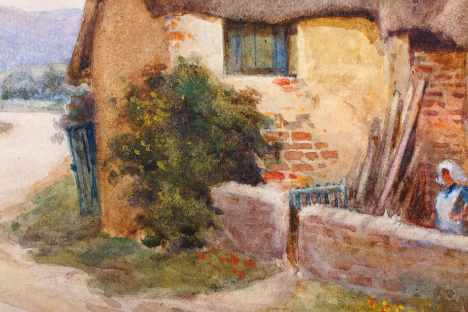 Near Laxey the Isle of Man / Water Colour 