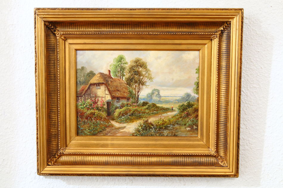 Rural Cottage near Sevenoaks in Kent/ oil painting