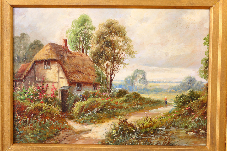 Rural Cottage near Sevenoaks in Kent/ oil painting