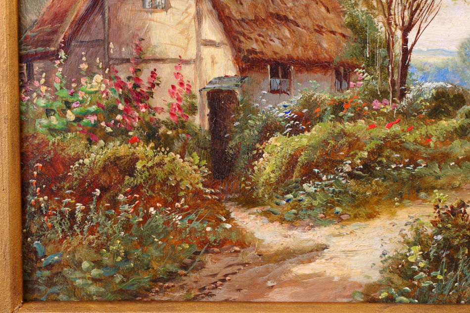Rural Cottage near Sevenoaks in Kent/ oil painting