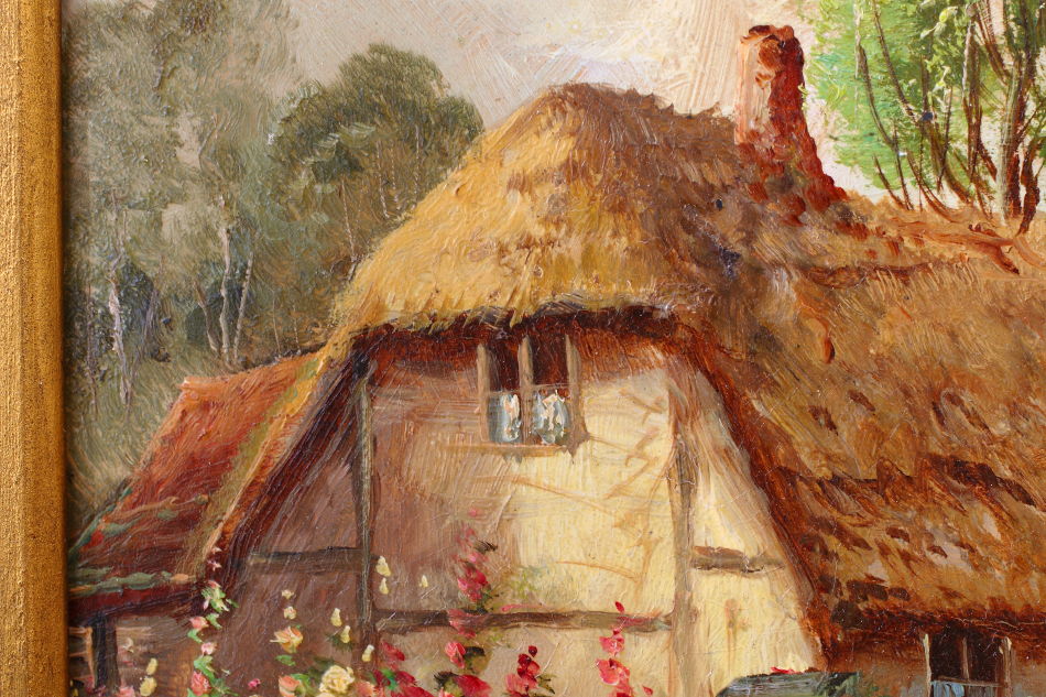 Rural Cottage near Sevenoaks in Kent/ oil painting