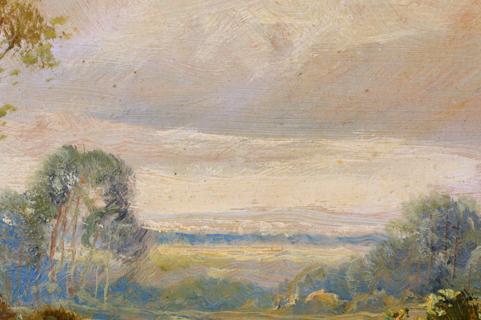 Rural Cottage near Sevenoaks in Kent/ oil painting