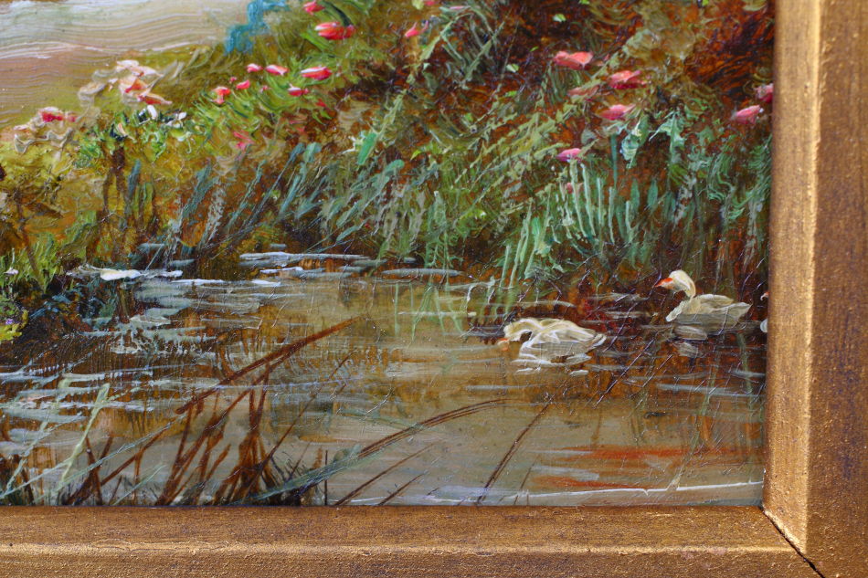 Rural Cottage near Sevenoaks in Kent/ oil painting