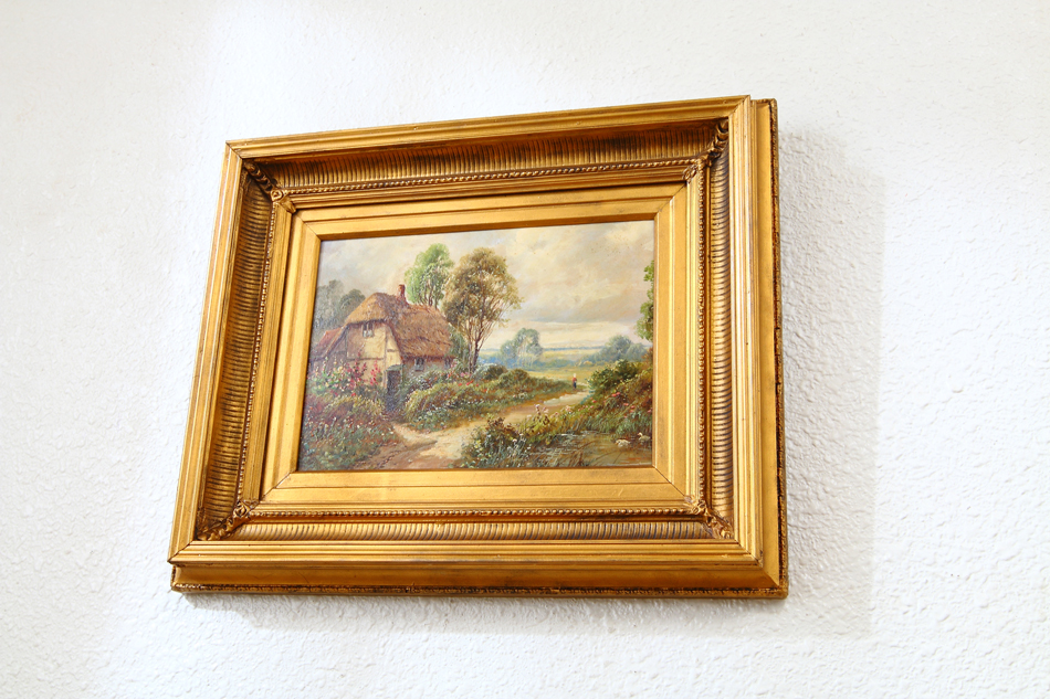 Rural Cottage near Sevenoaks in Kent/ oil painting