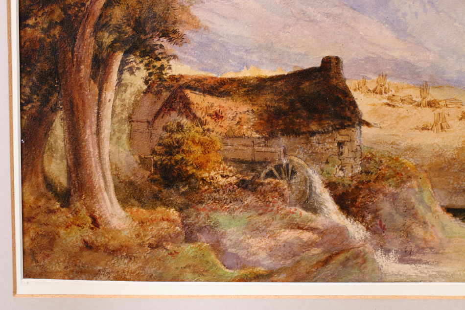 Ben Nevis in Scottish highlands / Water Colour 