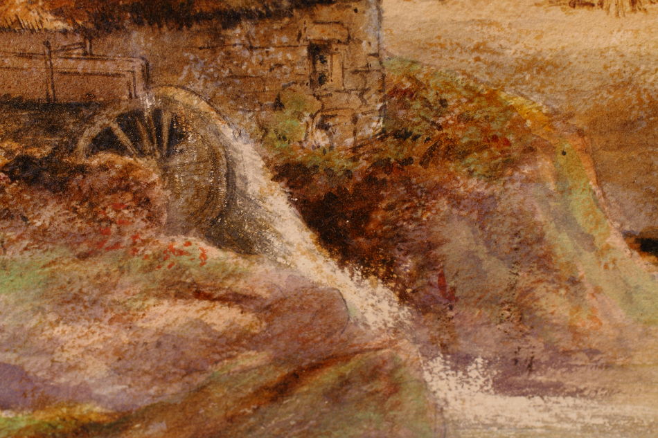 Ben Nevis in Scottish highlands / Water Colour 