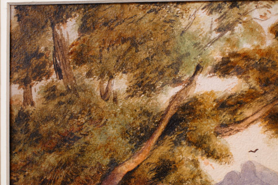 Ben Nevis in Scottish highlands / Water Colour 