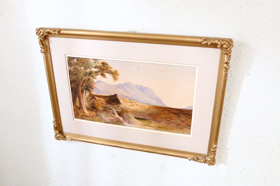 Ben Nevis in Scottish highlands / Water Colour 