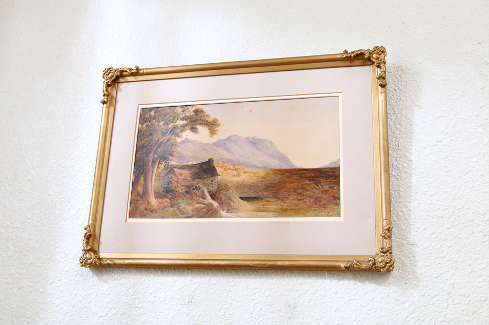 Ben Nevis in Scottish highlands / Water Colour 