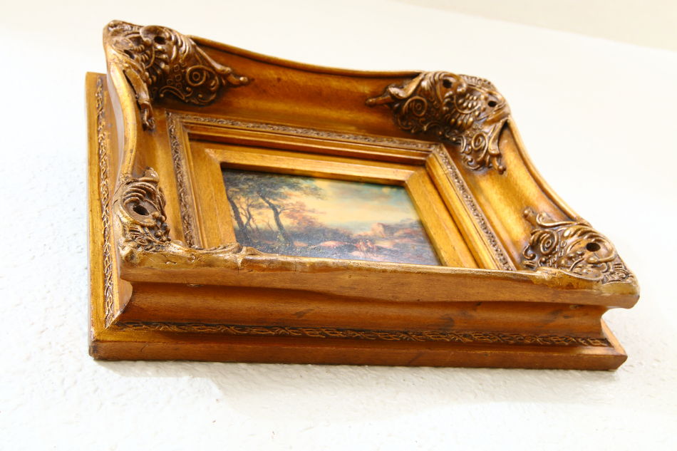 Highland Landscape with Figures / Art Print