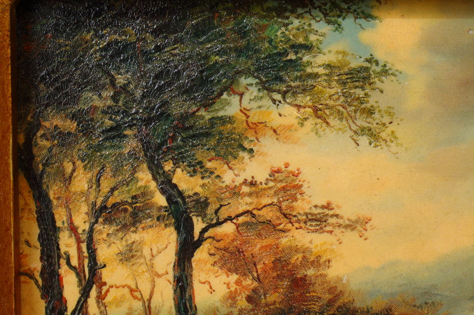 Highland Landscape with Figures / Art Print