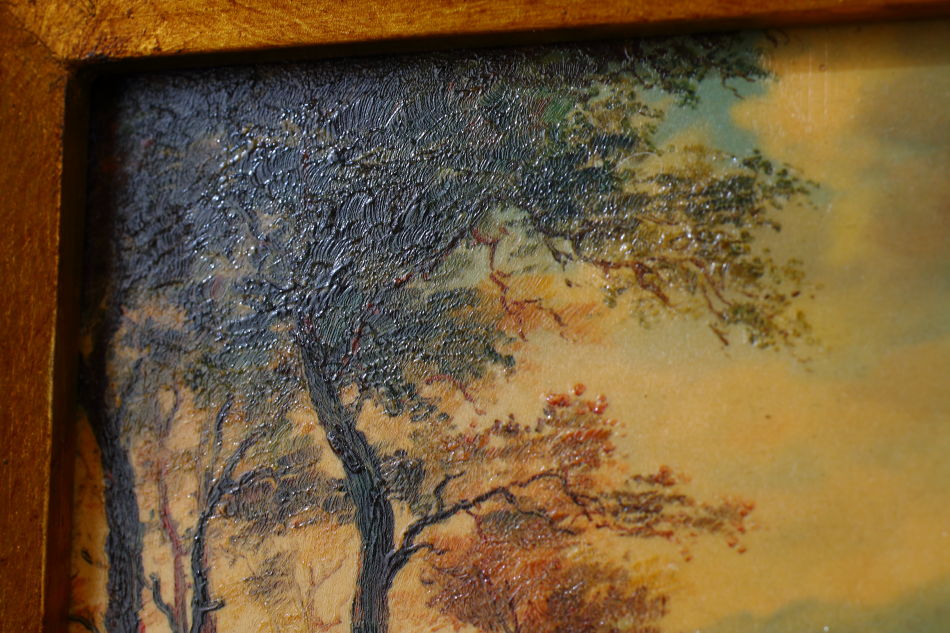 Highland Landscape with Figures / Art Print