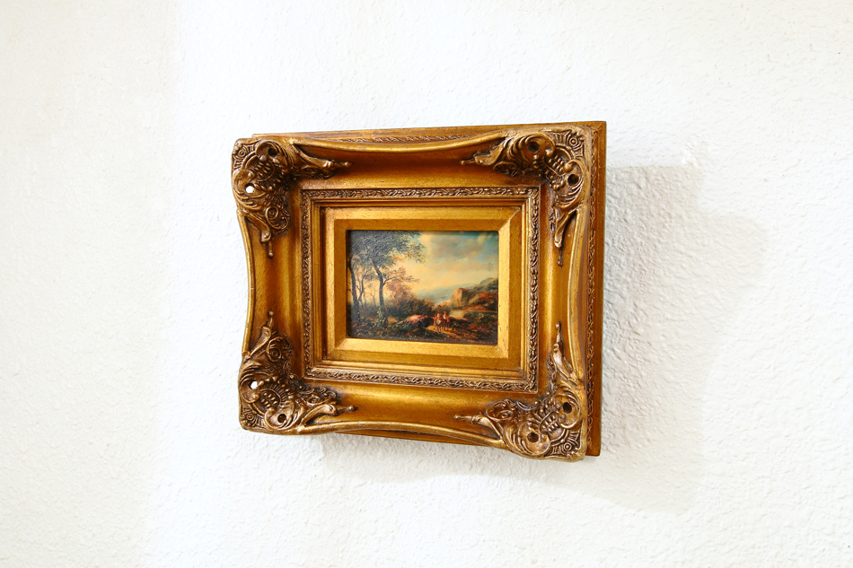 Highland Landscape with Figures / Art Print