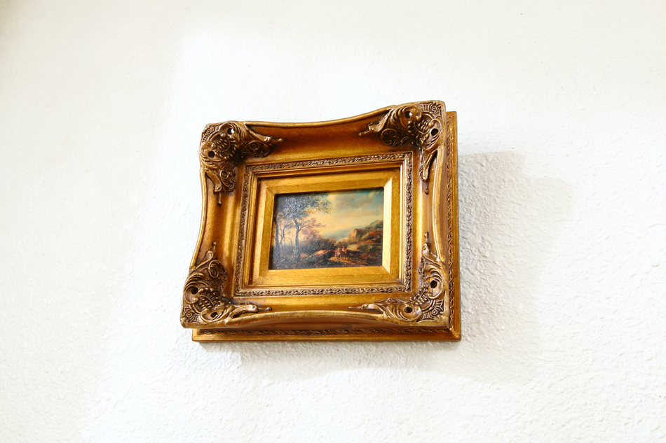 Highland Landscape with Figures / Art Print