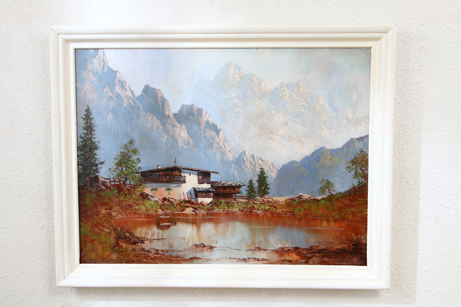 The Bavarian Alps / Oil Painting