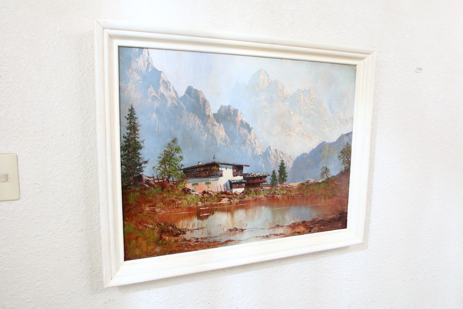 The Bavarian Alps / Oil Painting