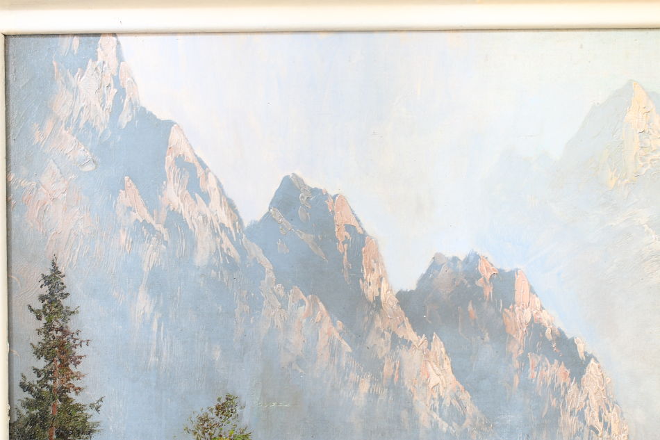The Bavarian Alps / Oil Painting