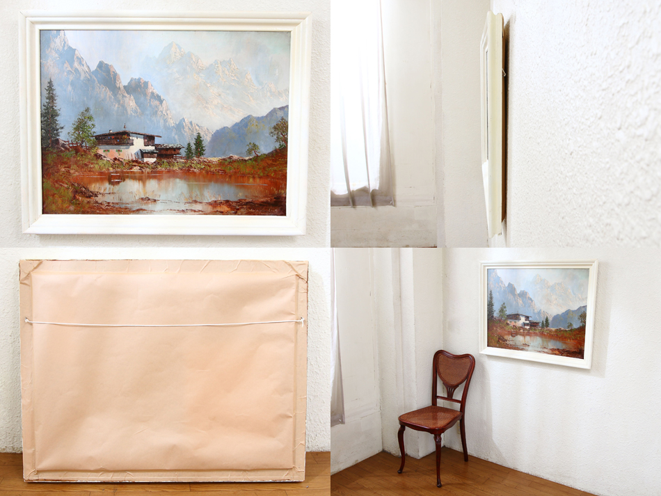The Bavarian Alps / Oil Painting