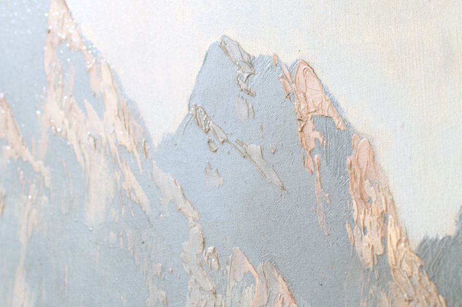 The Bavarian Alps / Oil Painting
