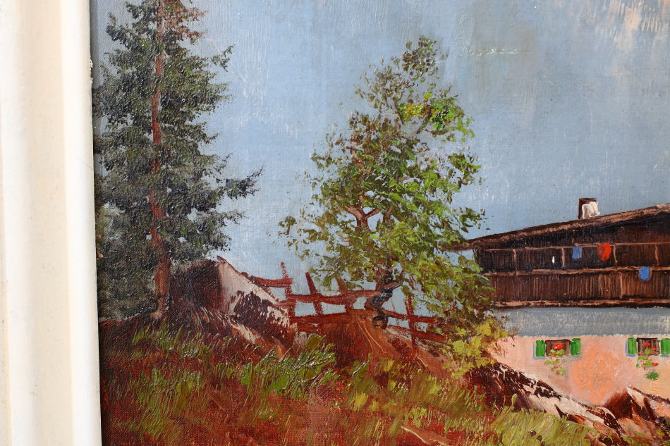 The Bavarian Alps / Oil Painting