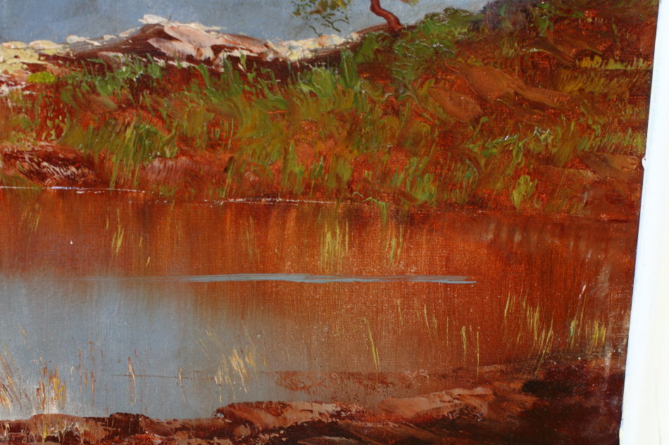 The Bavarian Alps / Oil Painting
