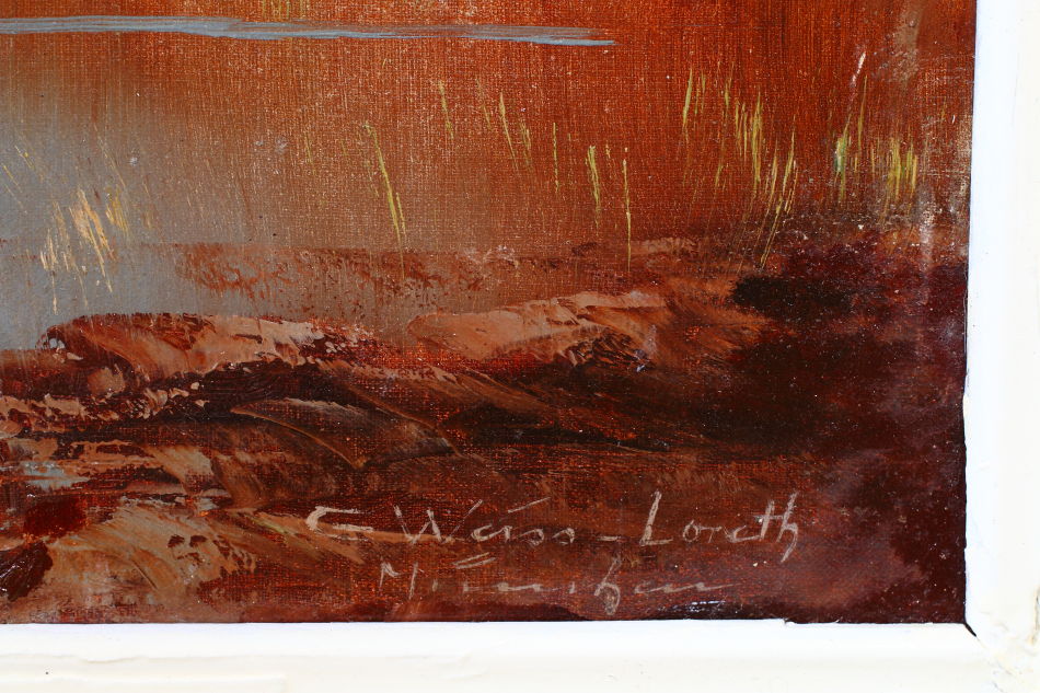 The Bavarian Alps / Oil Painting