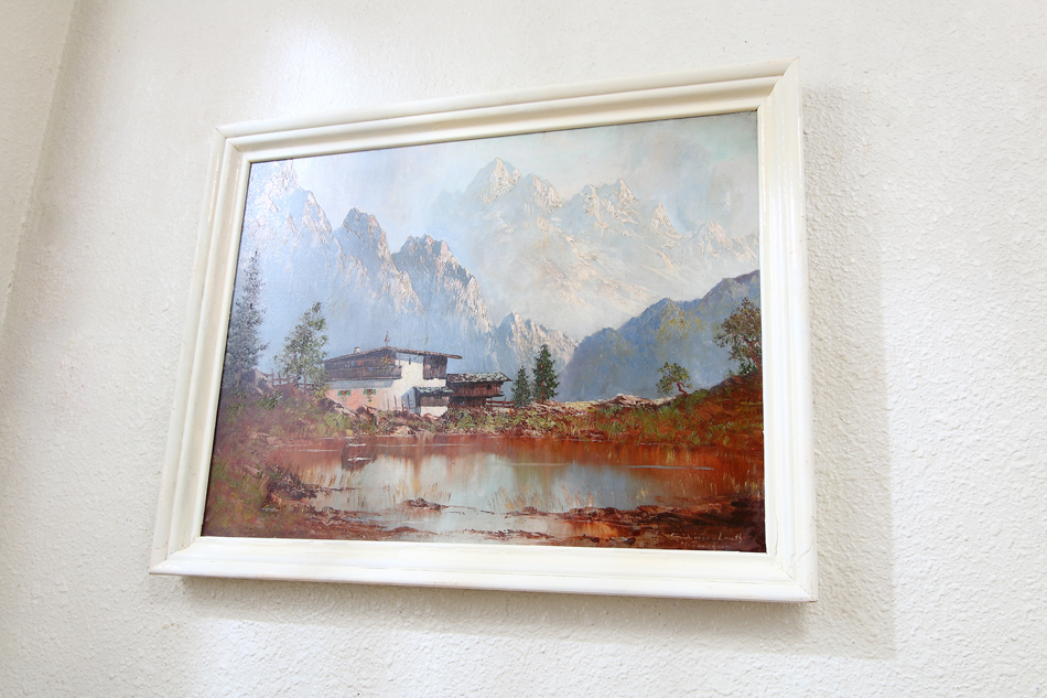 The Bavarian Alps / Oil Painting