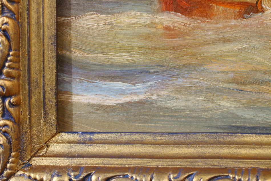 Shipping off Ramsgate / Oil Painting