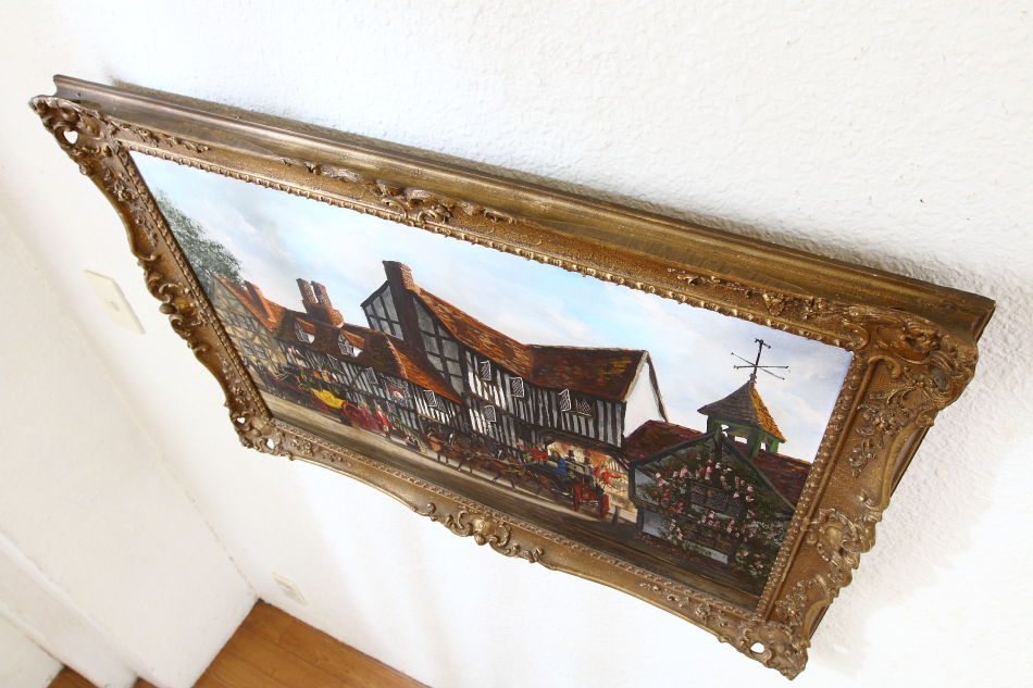 The Old Tavern / Oil Painting
