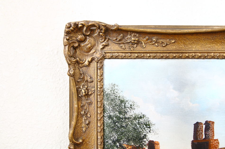 The Old Tavern / Oil Painting