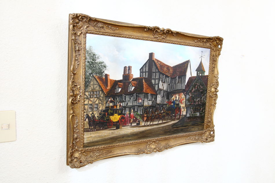 The Old Tavern / Oil Painting