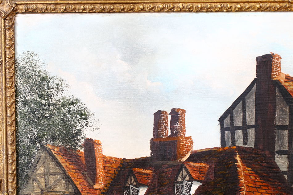 The Old Tavern / Oil Painting
