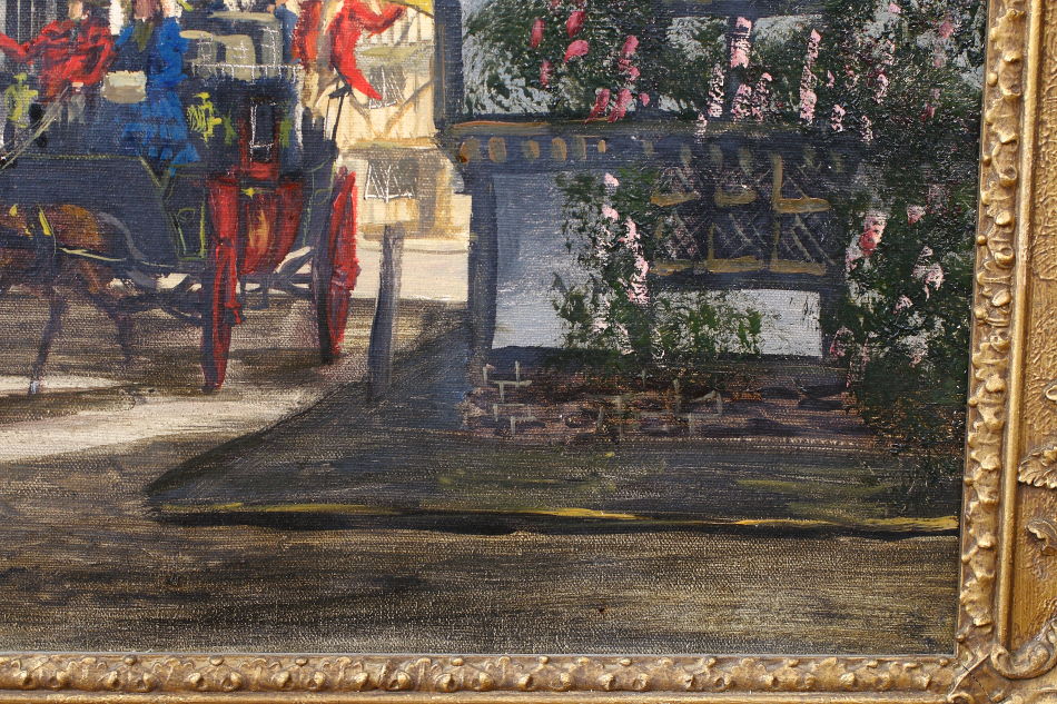 The Old Tavern / Oil Painting