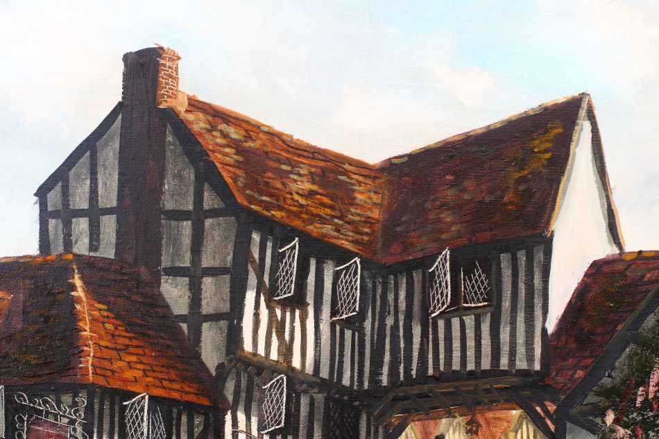 The Old Tavern / Oil Painting