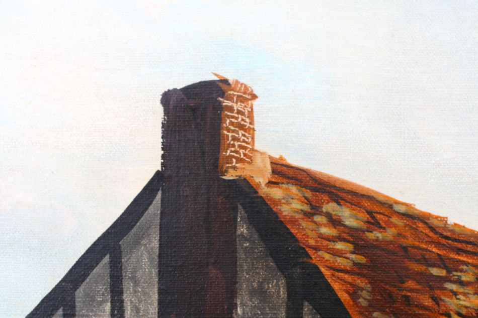 The Old Tavern / Oil Painting