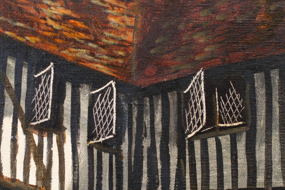 The Old Tavern / Oil Painting