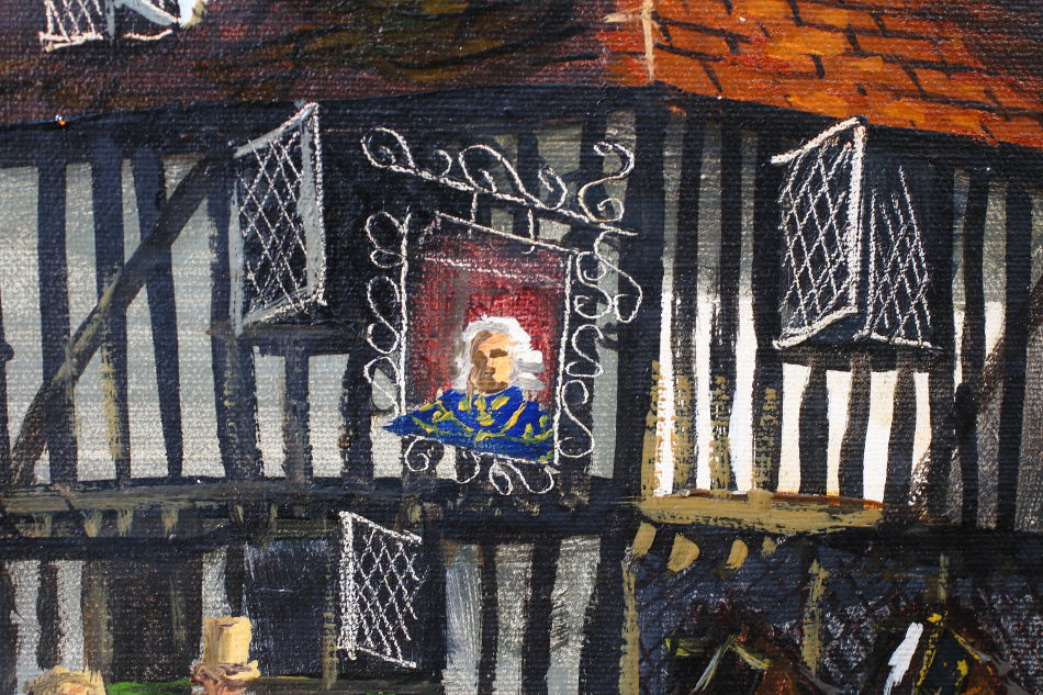 The Old Tavern / Oil Painting