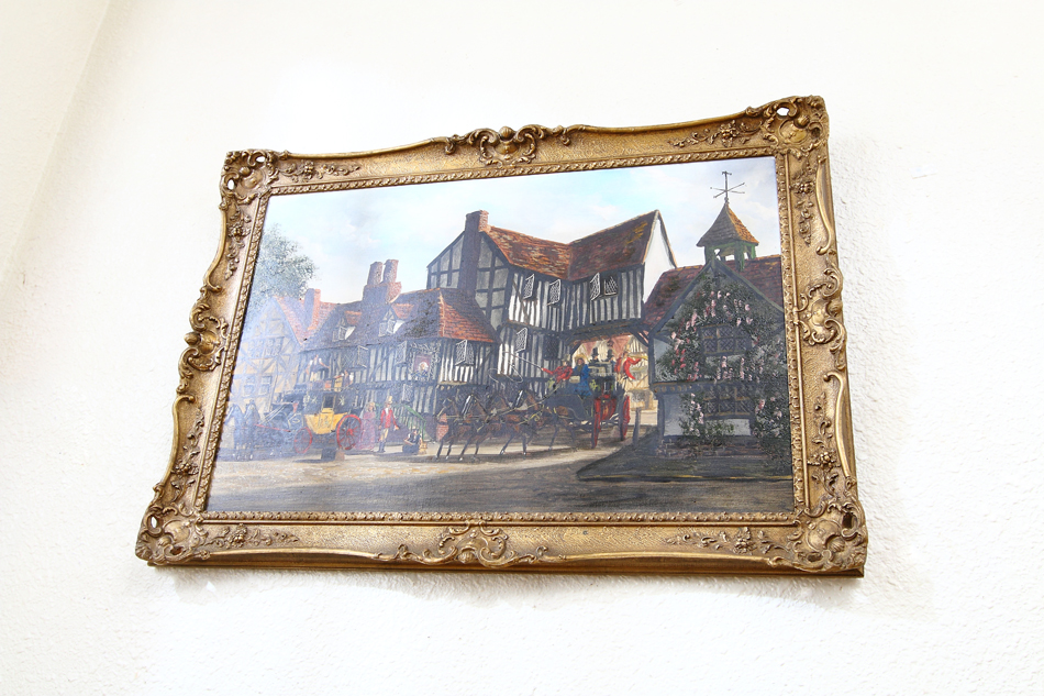 The Old Tavern / Oil Painting