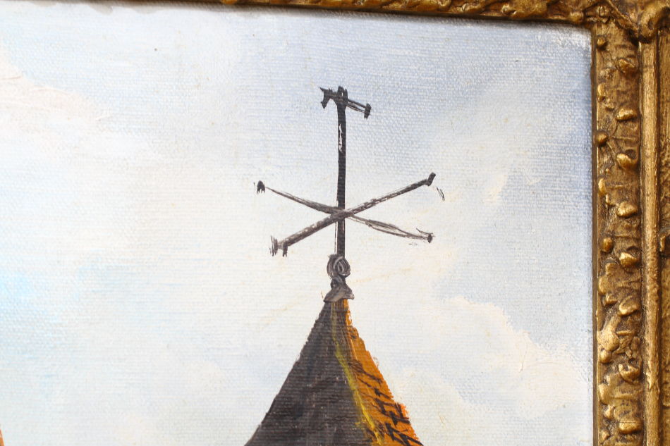 The Old Tavern / Oil Painting