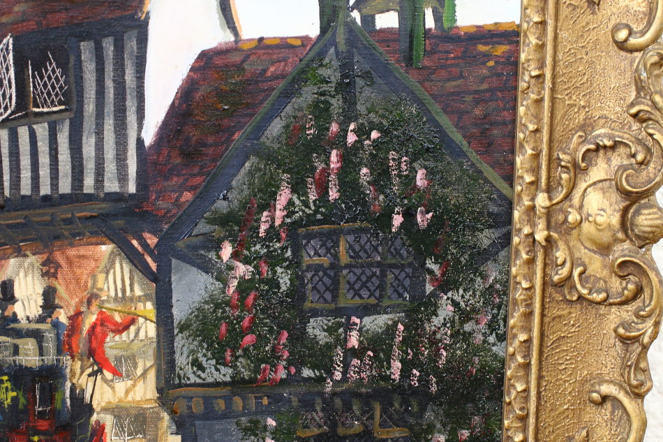 The Old Tavern / Oil Painting