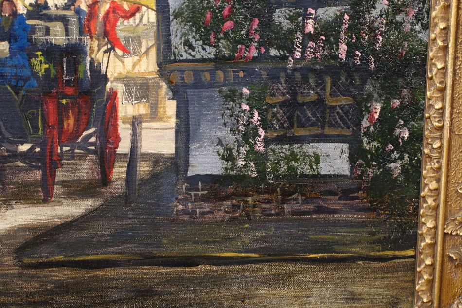 The Old Tavern / Oil Painting