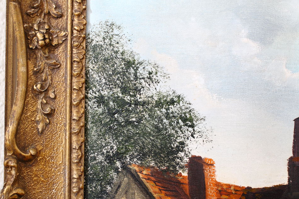 The Old Tavern / Oil Painting