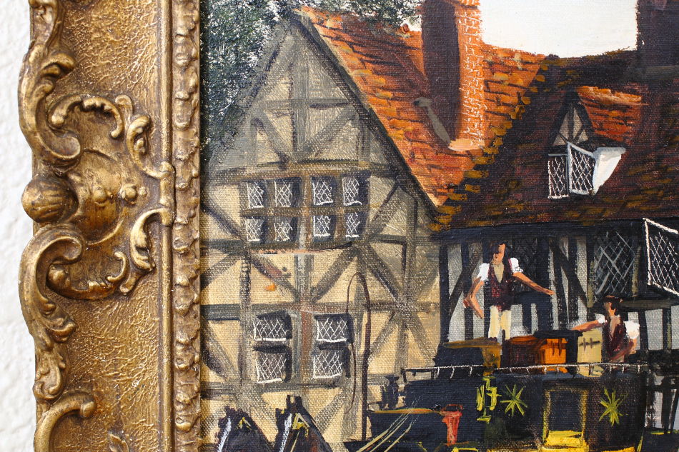 The Old Tavern / Oil Painting