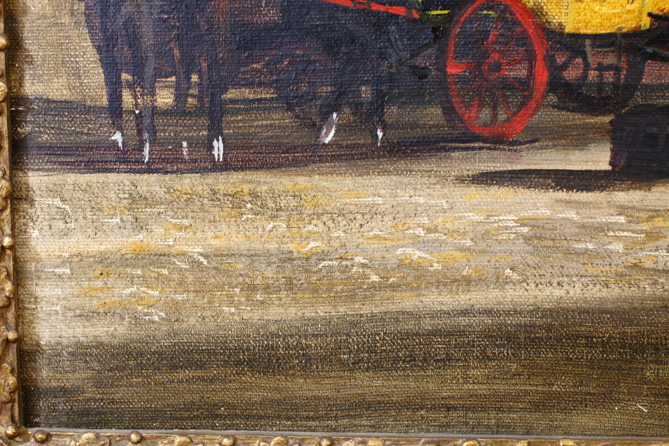 The Old Tavern / Oil Painting