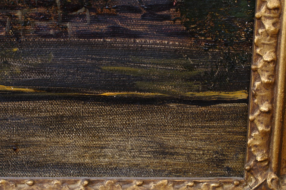 The Old Tavern / Oil Painting